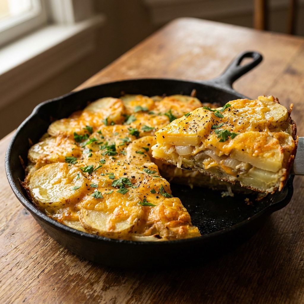 Pan Haggerty: The Cheesy Potato Dish You've Never Heard Of