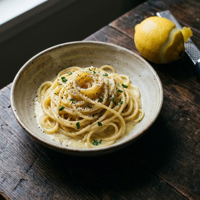 Pasta Al Limone: The 3-Ingredient Dinner That Feels Fancy