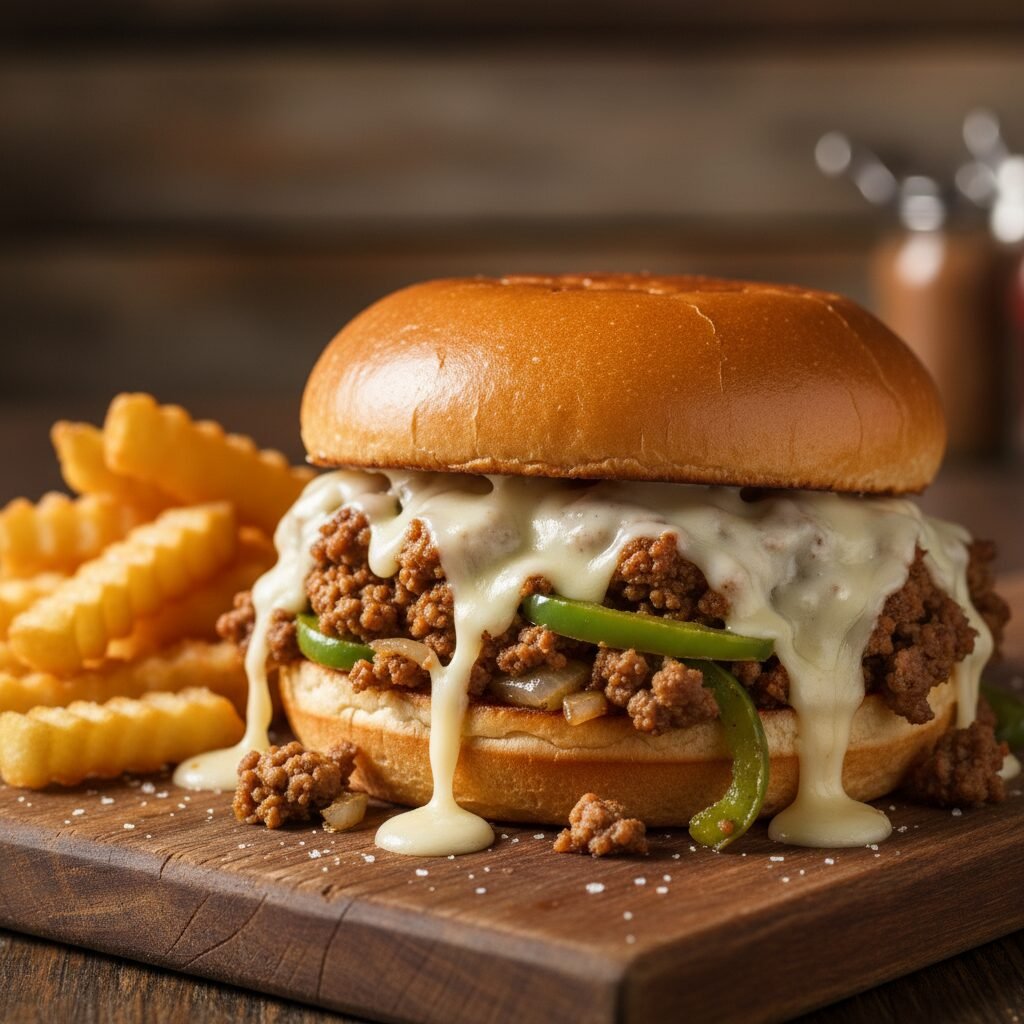 Philly Cheesesteak Sloppy Joes: The Messy Dinner Your Family Will Beg For