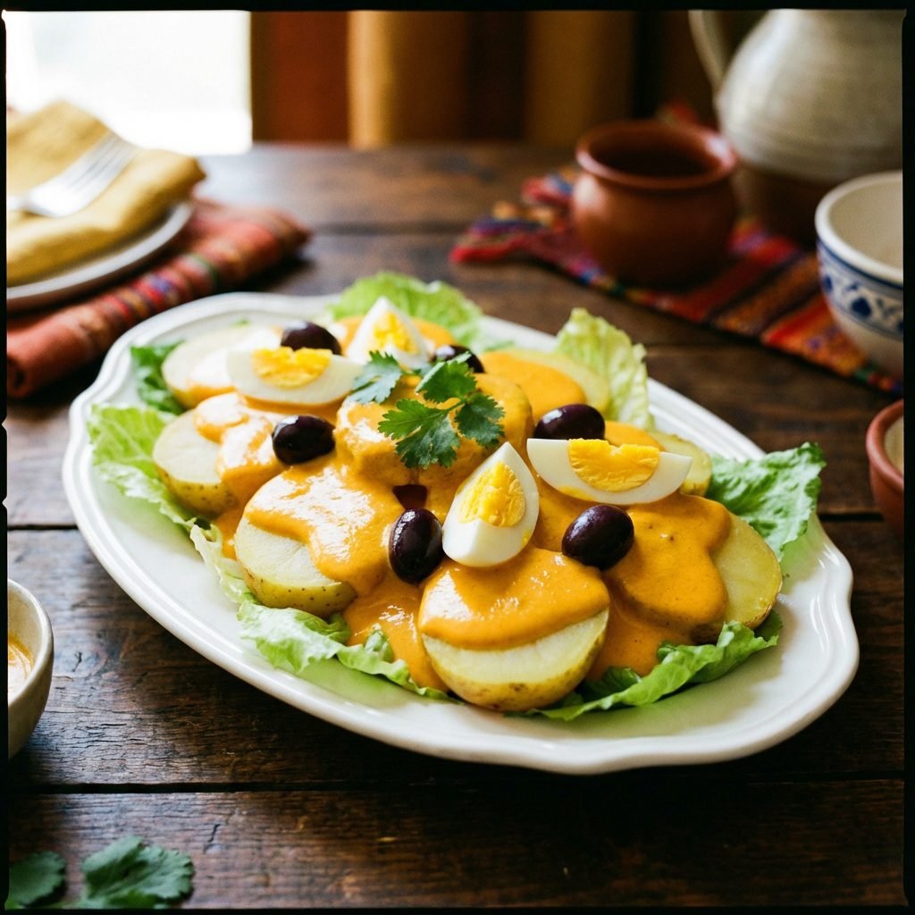 Potatoes in Spicy Cheese Sauce: The Peruvian Dish That Wins Every Potluck