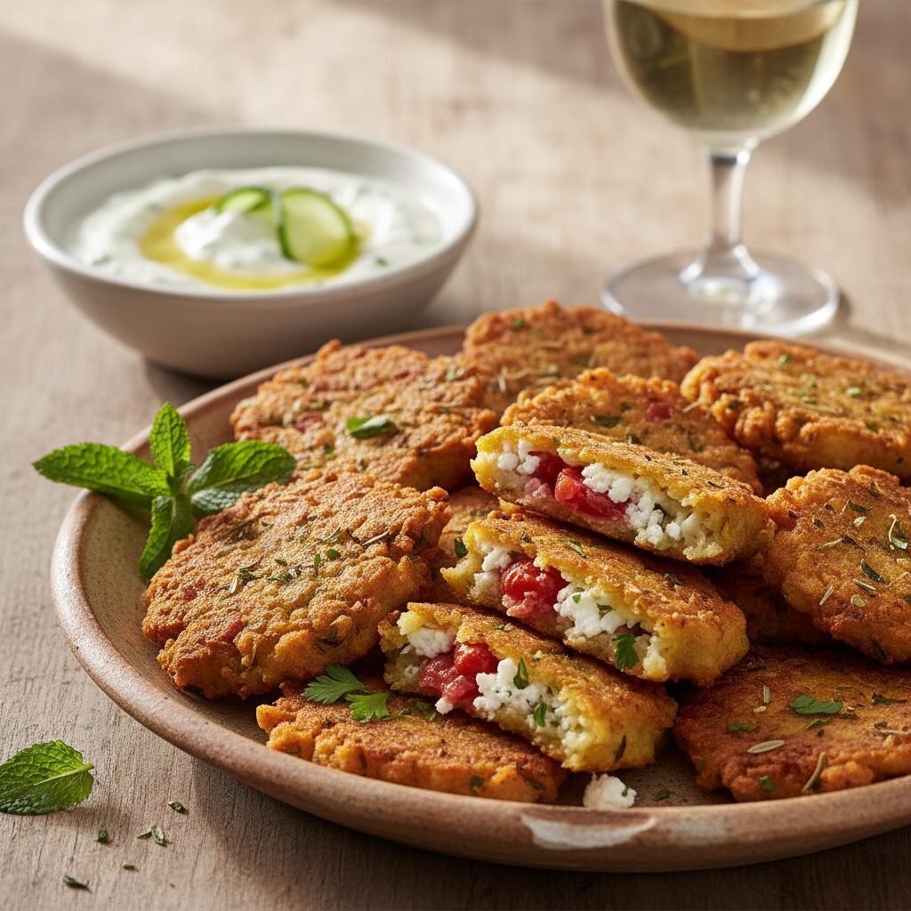 Santorini Tomato Fritters: The Crispiest Way to Use Canned Tomatoes