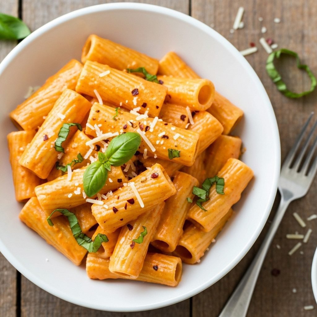 Spicy Vodka Pasta Without Vodka (Gigi Hadid Copycat)