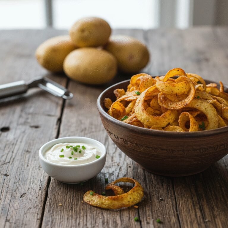 Stop Wasting Peels: Make These Crunchy Potato Peel Chips Instead