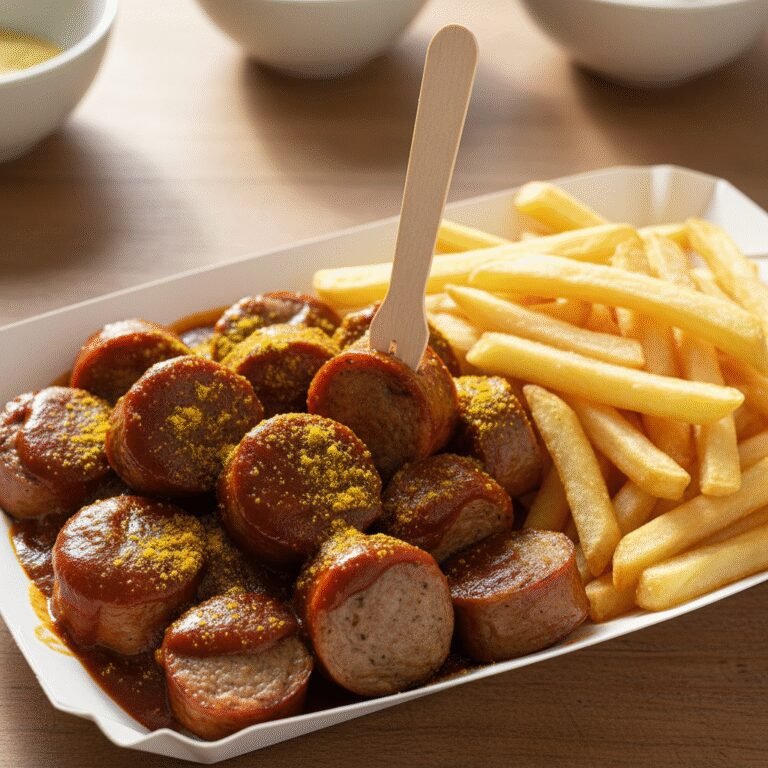 Street Food At Home: German Currywurst With Homemade Sauce