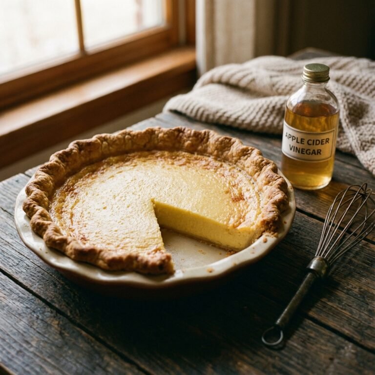 Tangy Vinegar Pie: The "Poor Man's Lemon" Dessert