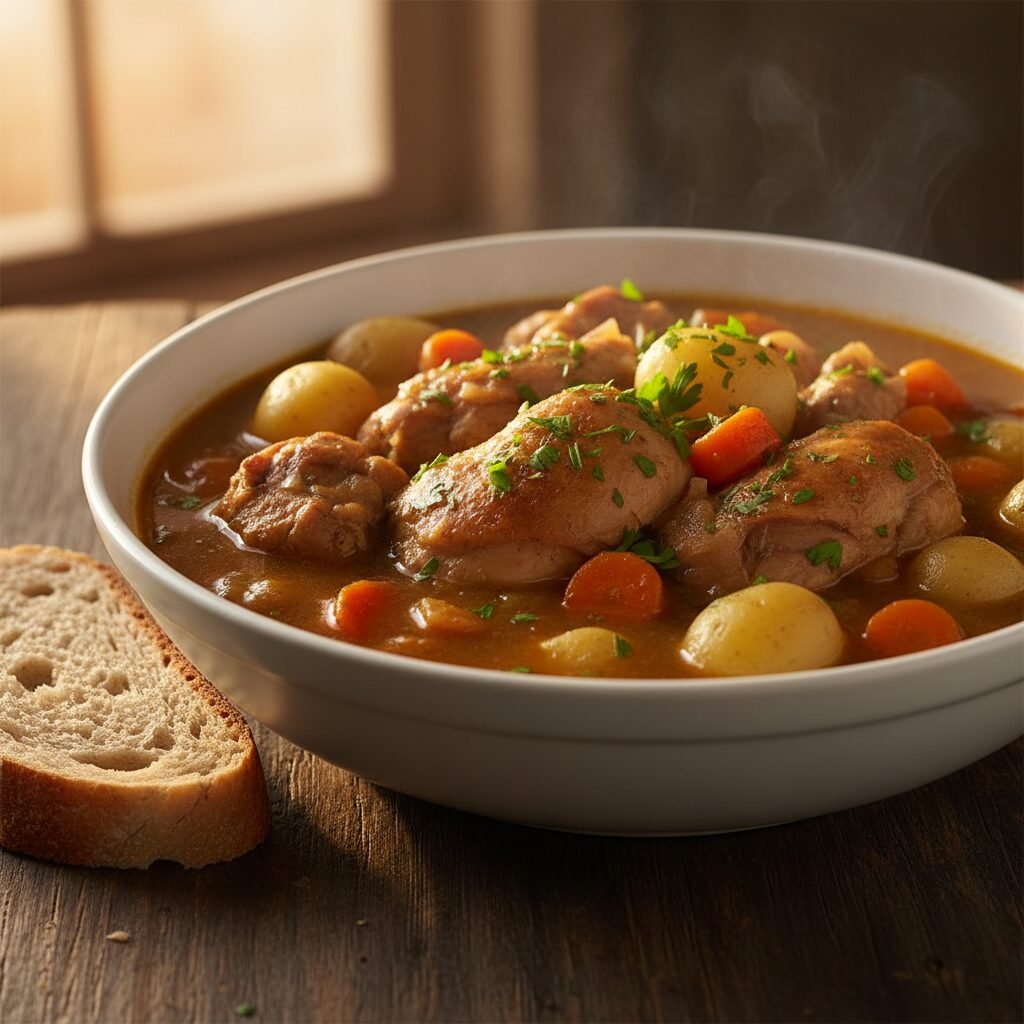 The 5-Ingredient Chicken Stew That Melts In Your Mouth