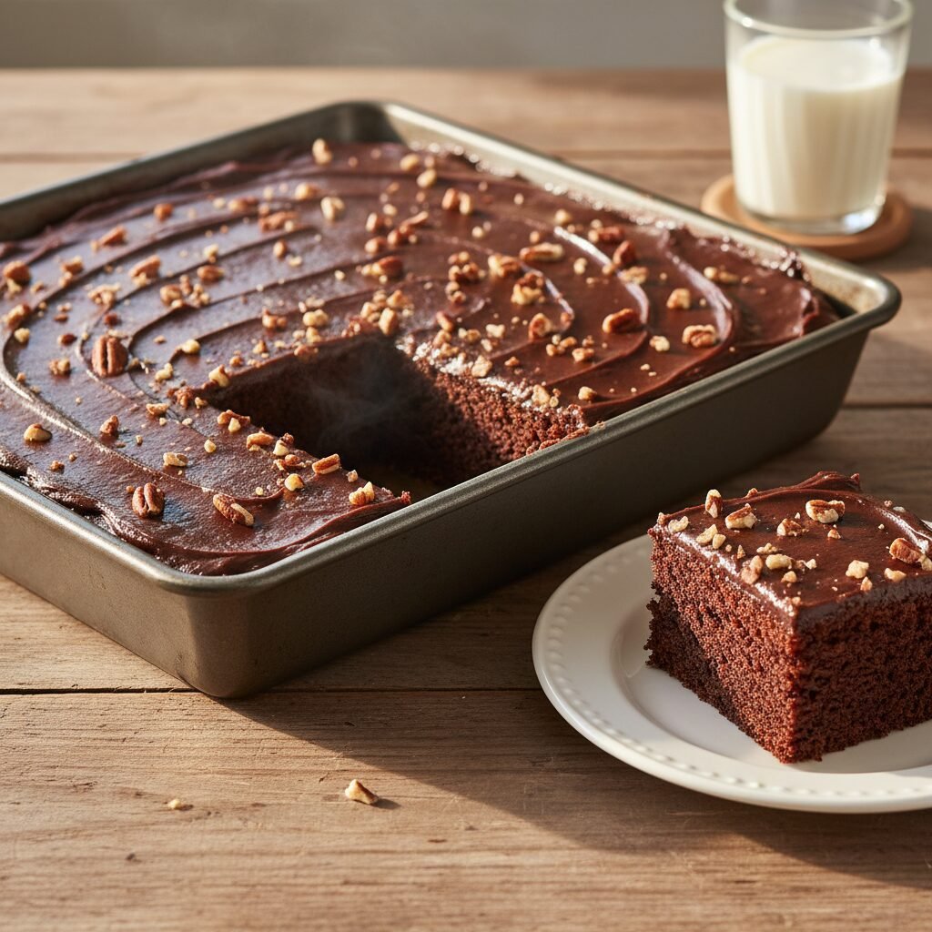The Best Texas Sheet Cake You'll Ever Eat (Feeds a Crowd for $5)