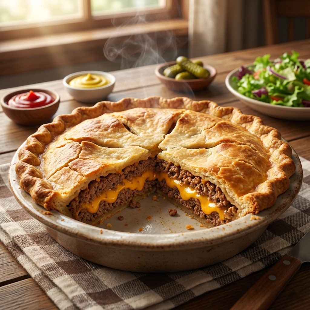 The Impossible Cheeseburger Pie That Magically Makes Its Own Crust