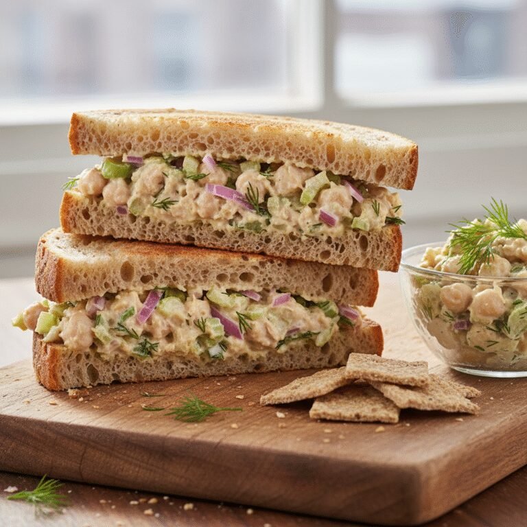 The Mock Tuna Chickpea Salad You Will Crave Daily