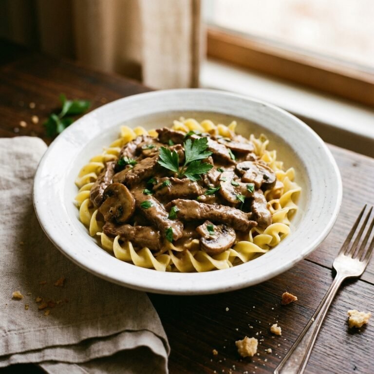 The Ultimate Creamy Beef Stroganoff (No Sour Cream Needed!)