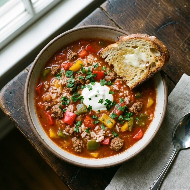 Unstuffed Pepper Soup: All the Flavor, None of the Work
