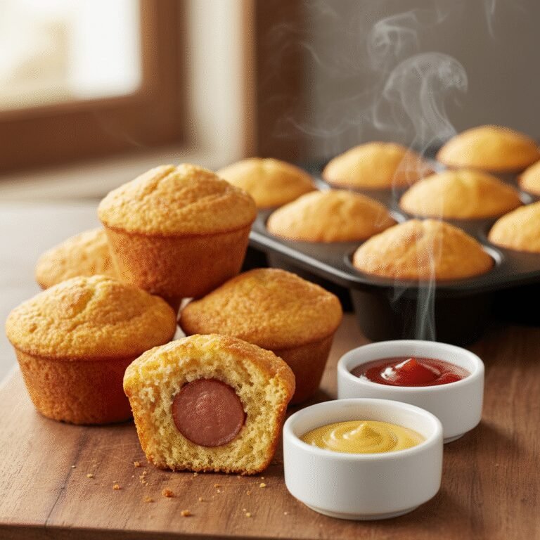 Viral Lunchbox Hack: 15 Minute Corn Dog Muffins