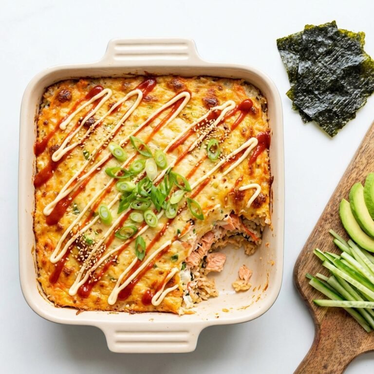 Viral Sushi Bake With Canned Salmon (Tastes Expensive!)