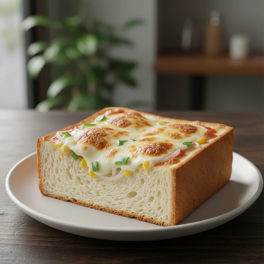 Why Japanese Pizza Toast Is The Best 10-Minute Lunch Ever