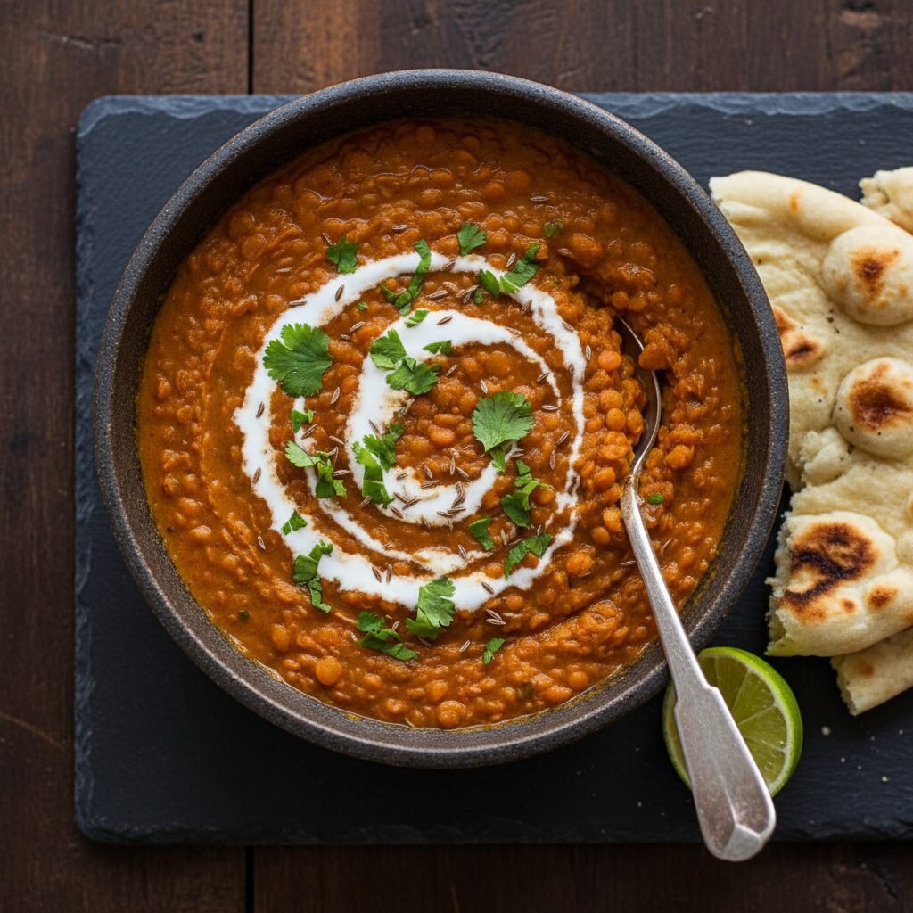 Why This Spicy Red Lentil Dal Is The Best Vegan Protein Hack